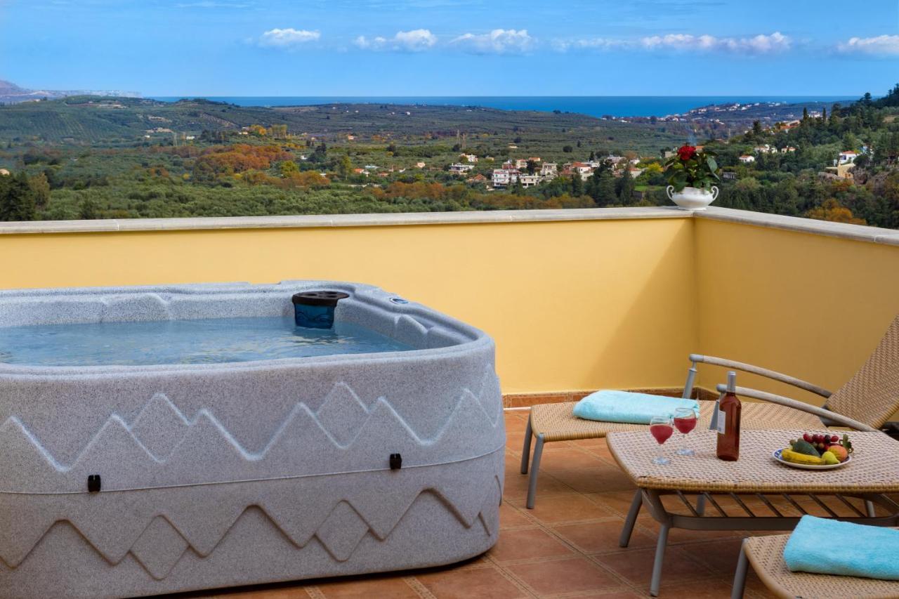 Villa Erontas - Private Heated Jacuzzi Makhairoí Exteriör bild