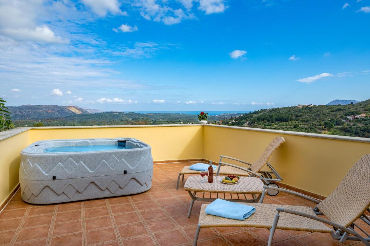 Villa Erontas - Private Heated Jacuzzi Makhairoí Exteriör bild