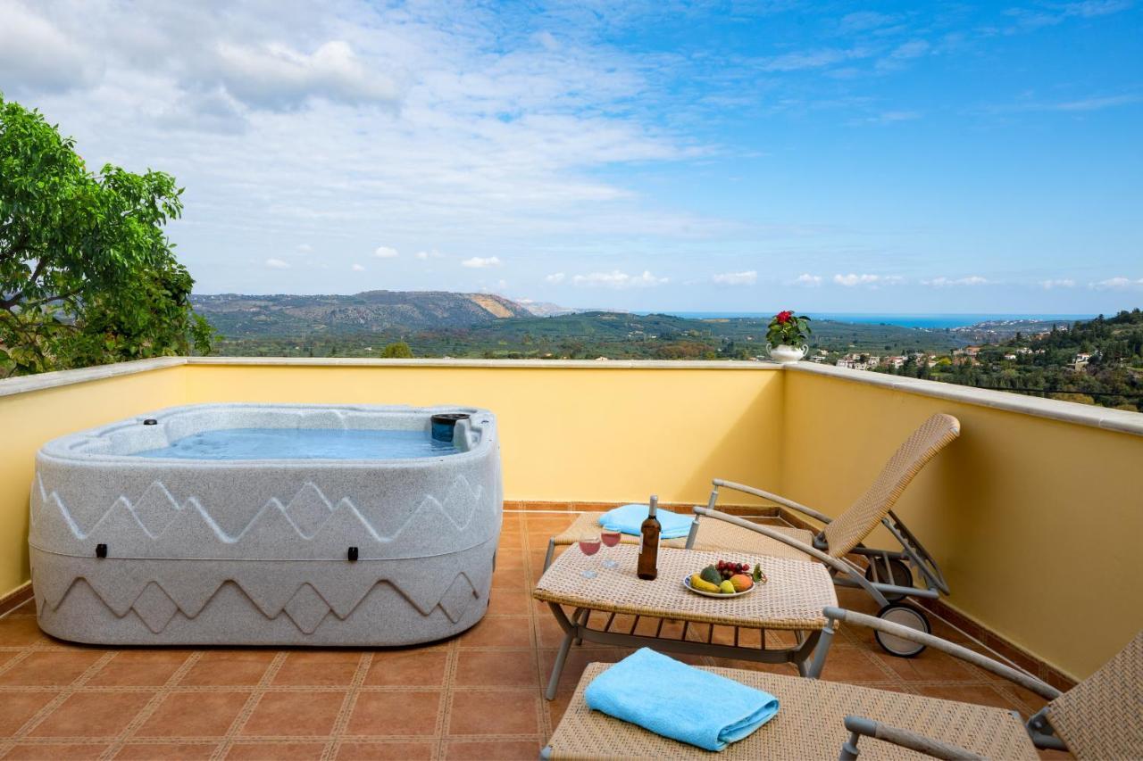 Villa Erontas - Private Heated Jacuzzi Makhairoí Exteriör bild