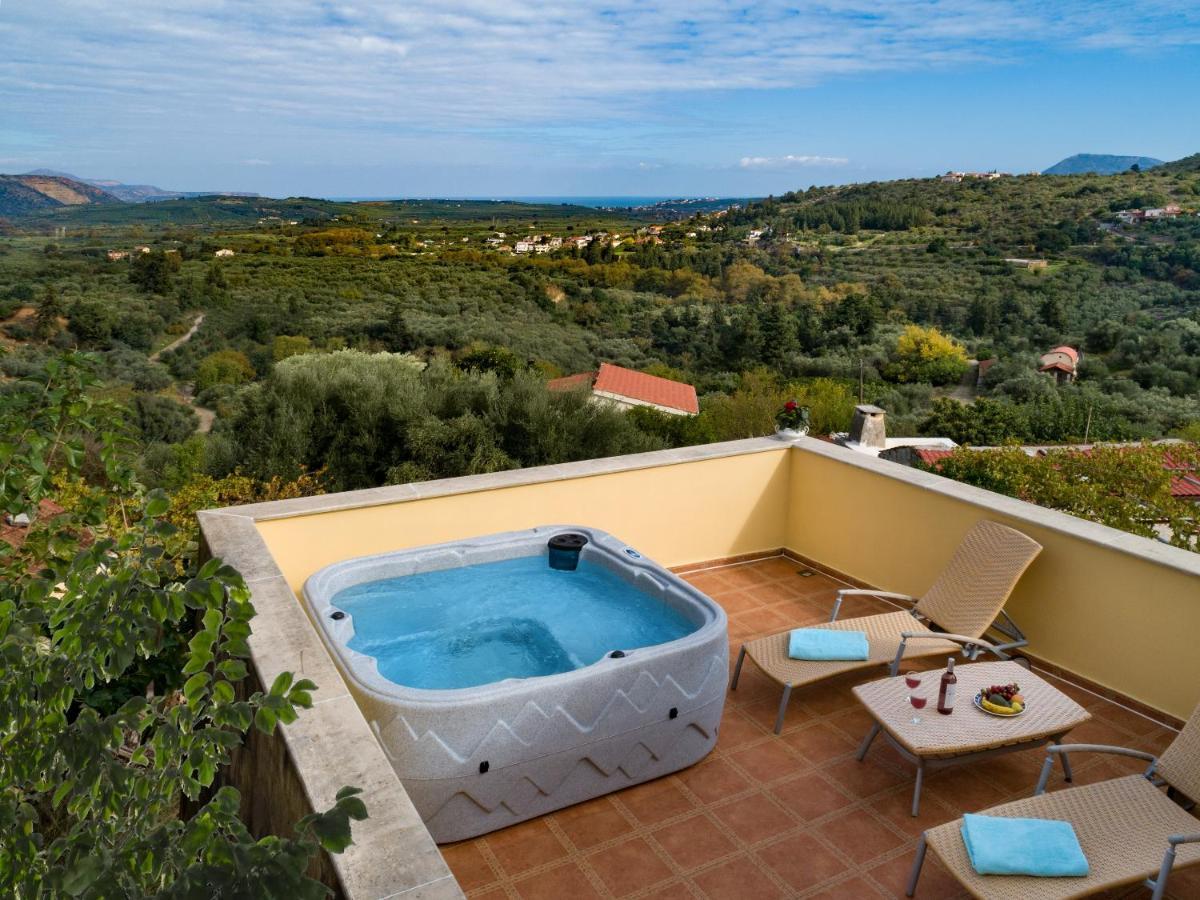 Villa Erontas - Private Heated Jacuzzi Makhairoí Exteriör bild